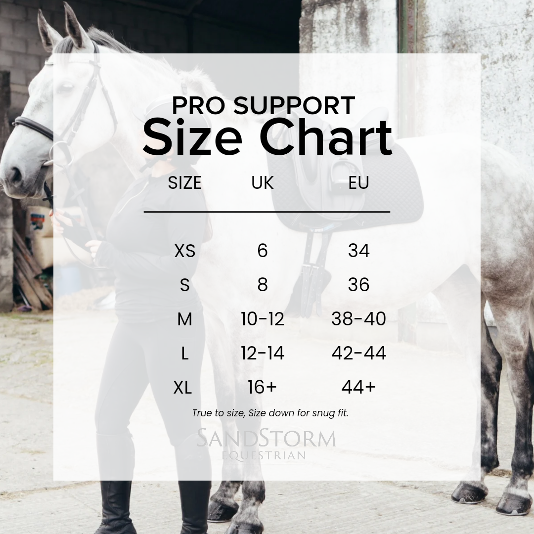 Sandstorm Equestrian - Everyday Comfort Riding Leggings - Black