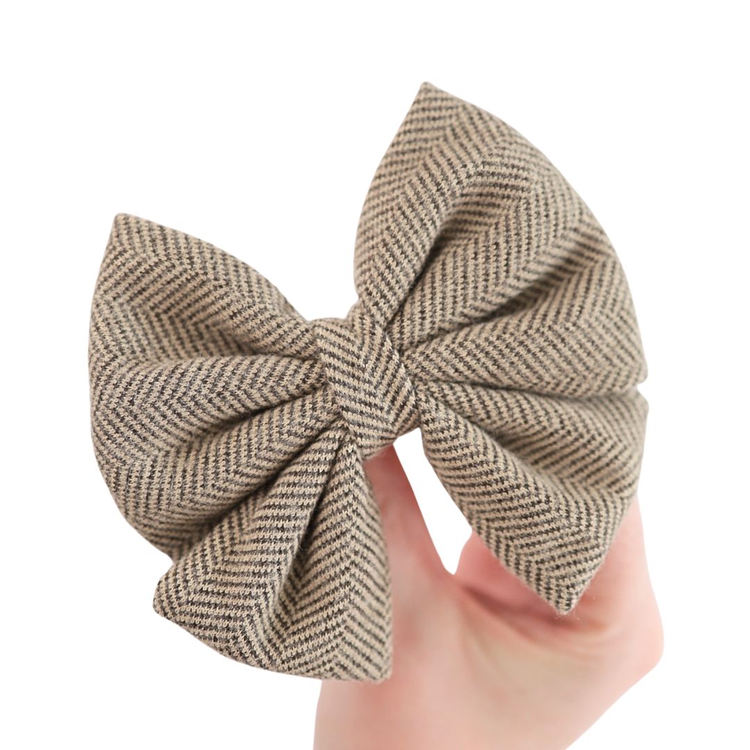 Oh So Fetch - Sailor Bow Tie - Tweed