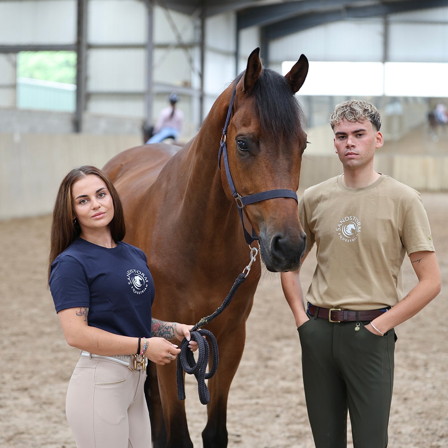 Sandstorm Equestrian - Unisex T-Shirt - Navy