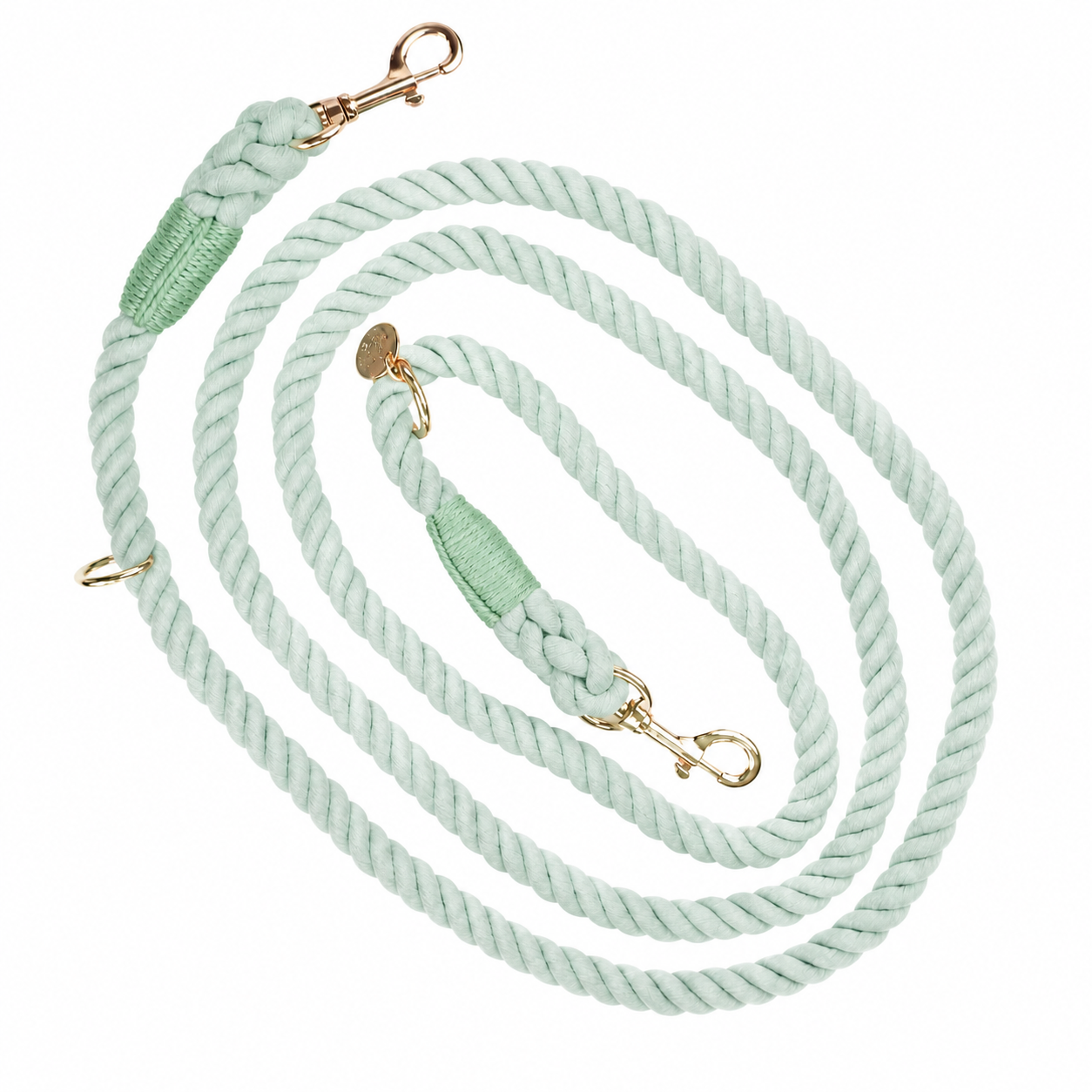 Oh So Fetch - Rope Hands Free Lead - Pastel Green