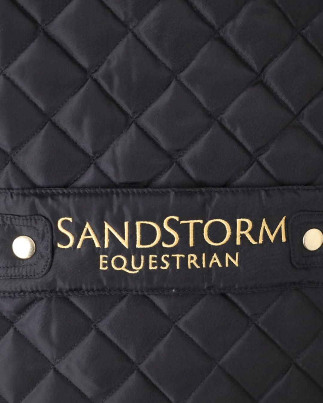 Sandstorm Equestrian Tailored Quilted Gilet - Black