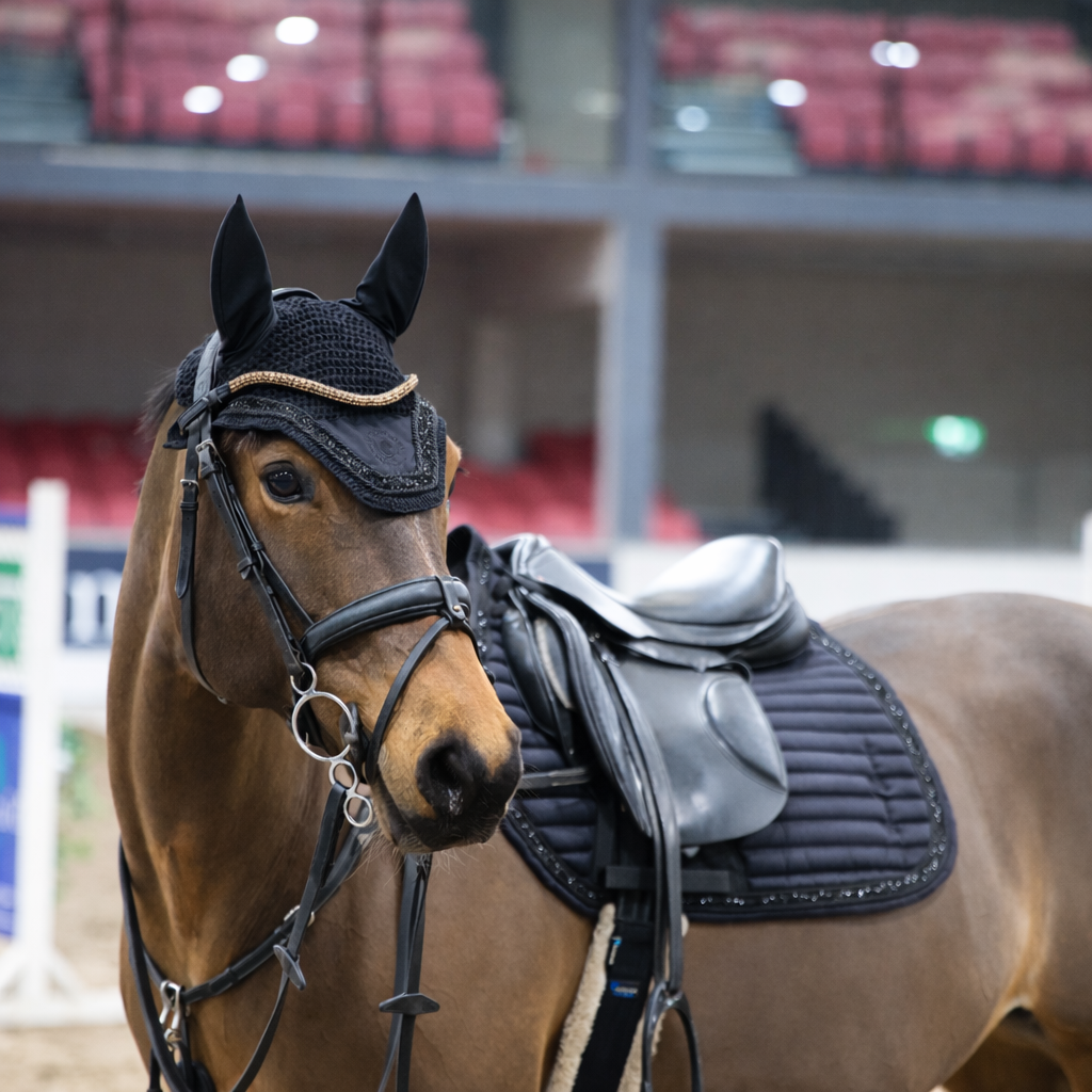 Sandstorm Equestrian - Saddle Pad - Black Sparkle