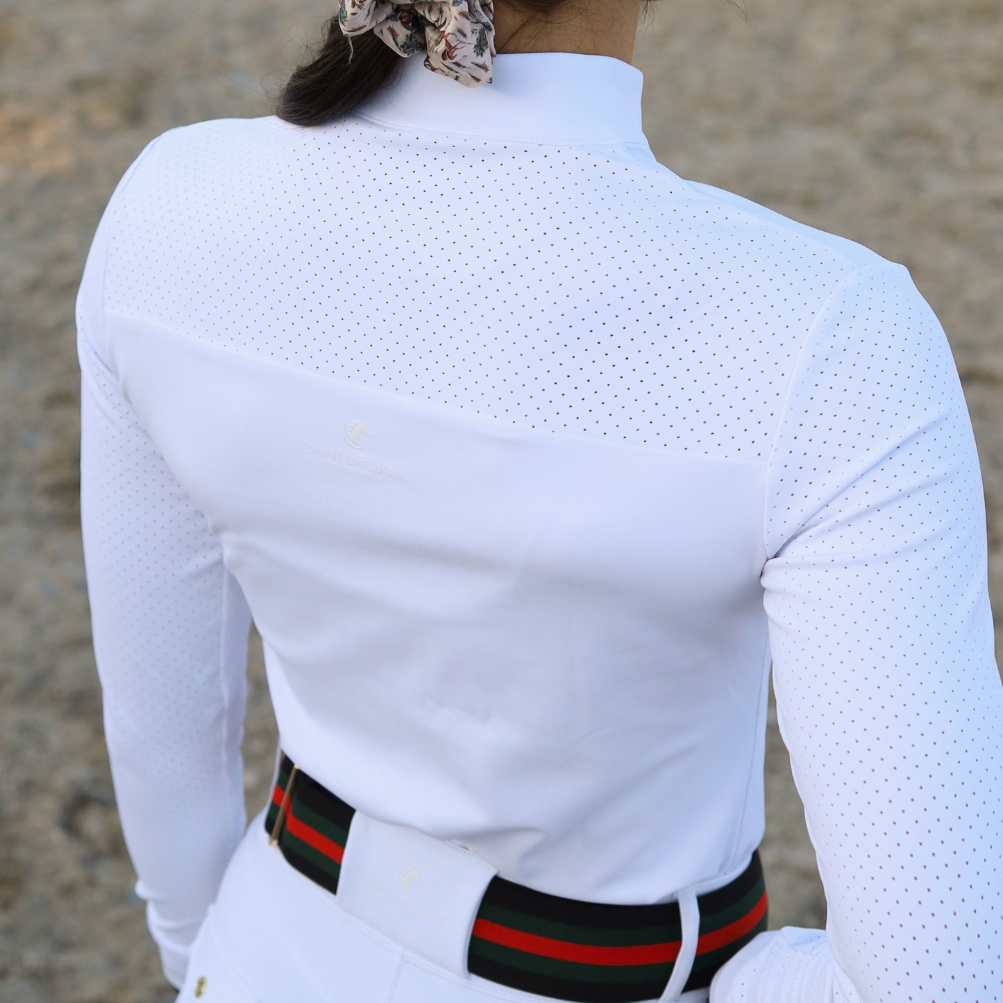 Sandstorm Equestrian - Show Shirt - White