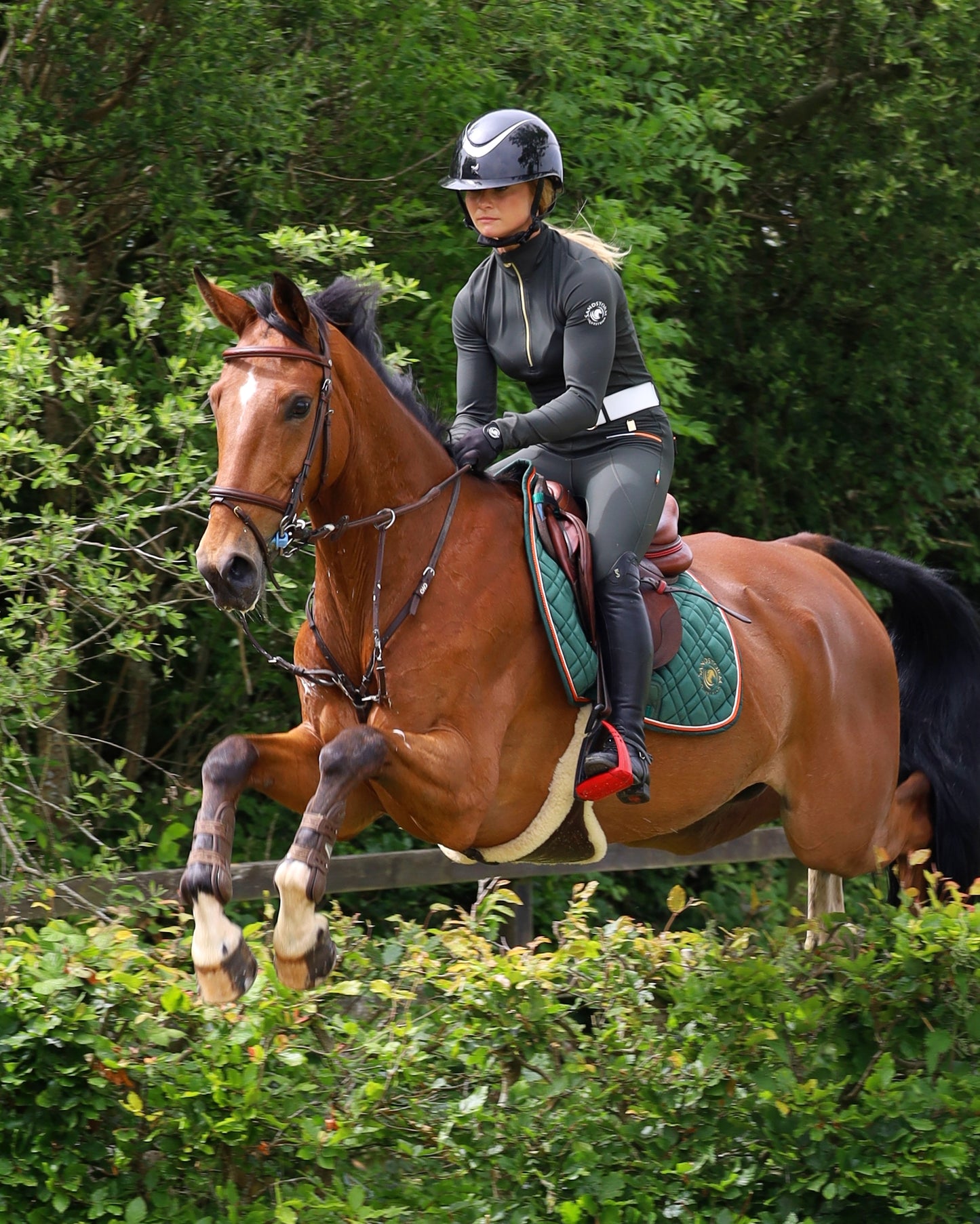 Sandstorm Equestrian - Lux Performance Hybrid Leggings - Team Ireland