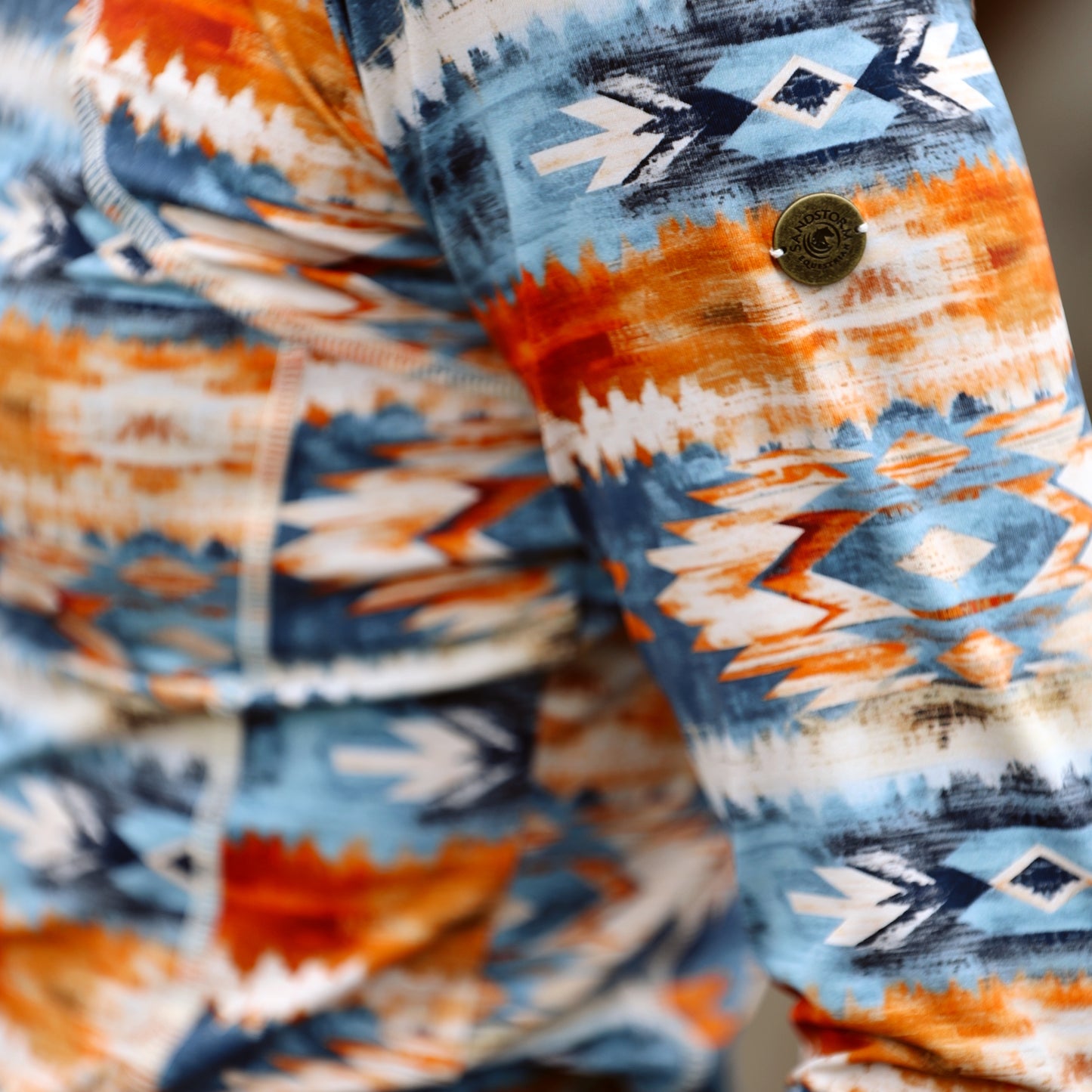 Sandstorm Equestrian - Performance Style Base Layer - Western Rodeo Print