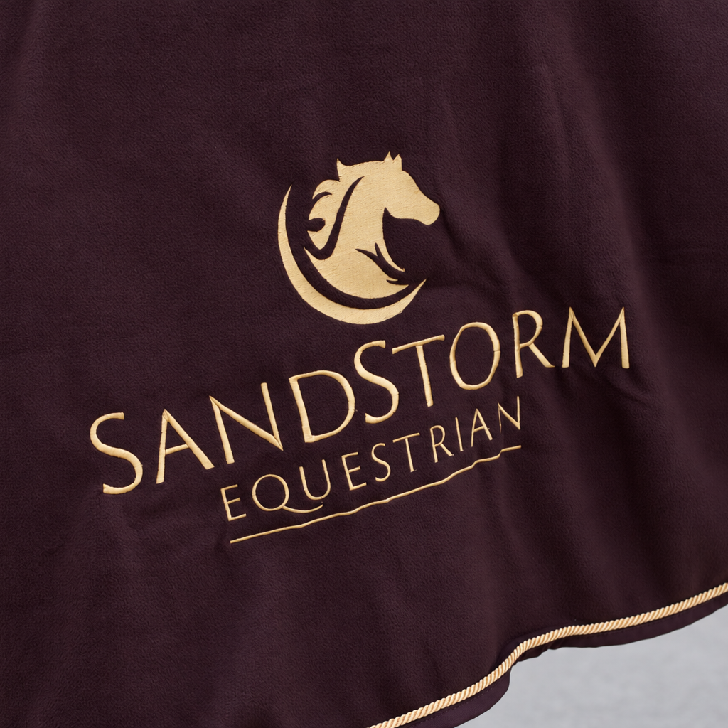 Fleece Cooler Rug - Chocolate Brown