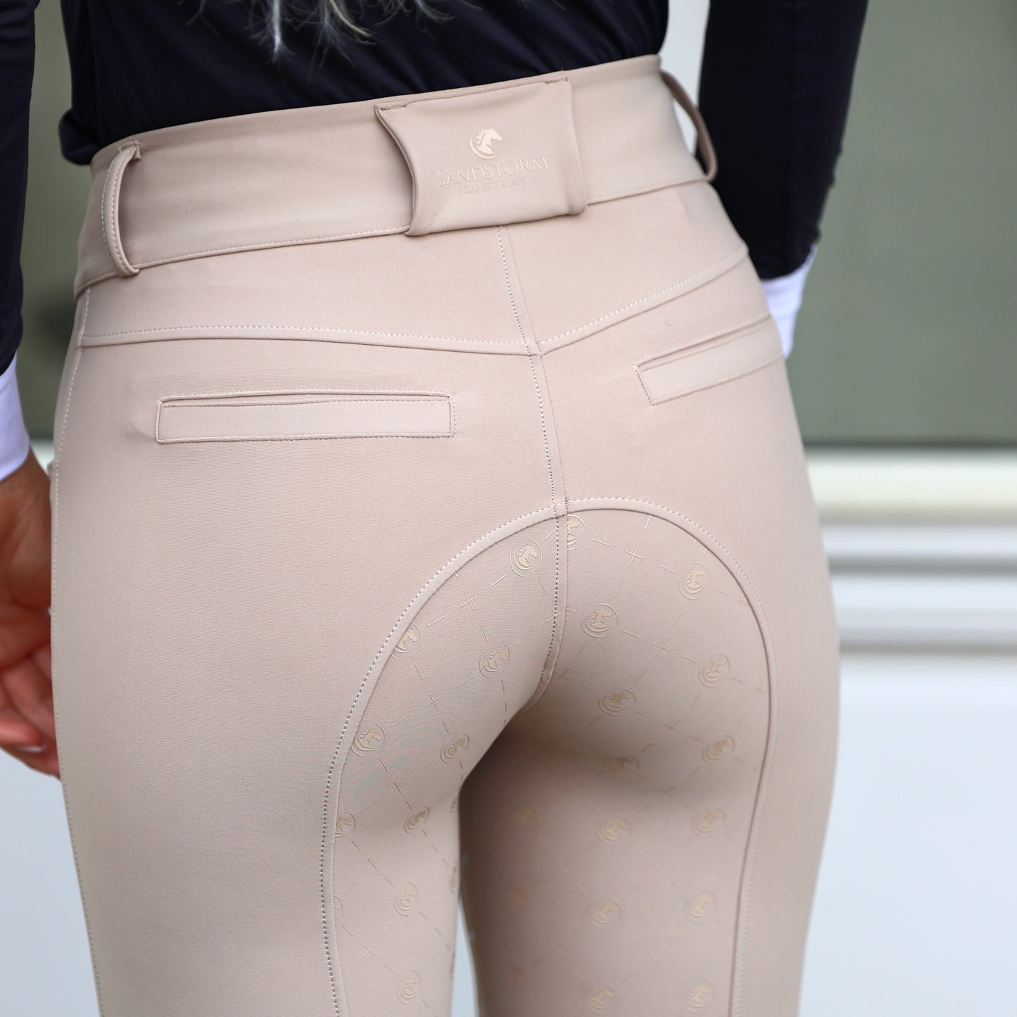 Sandstorm Equestrian - Performance Hybrid Jodhpurs- Beige