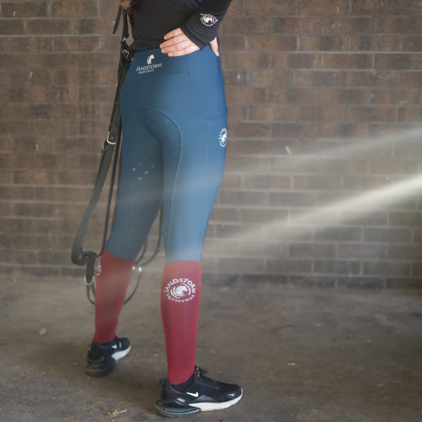 Sandstorm Equestrian - Everyday Comfort Riding Leggings - Peacock