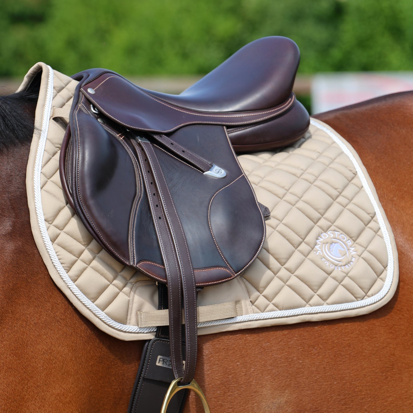 Sandstorm Equestrian - Cotton Saddle Pad - Beige