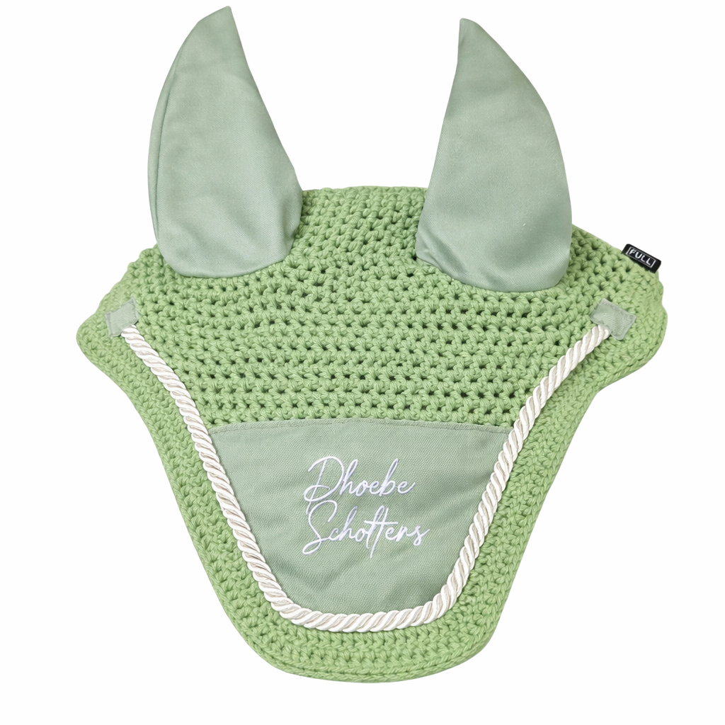 Sandstorm Equestrian X Phoebe Scoltens - Ear Veil - Matcha