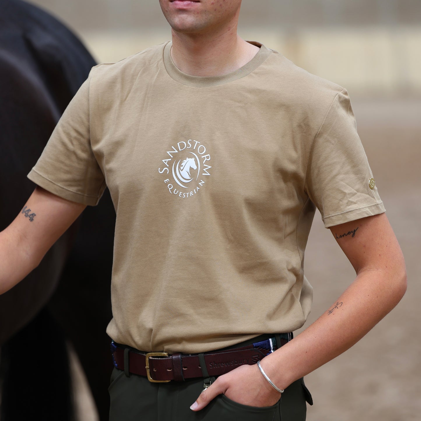 Sandstorm Equestrian - Unisex T-Shirt - Camel