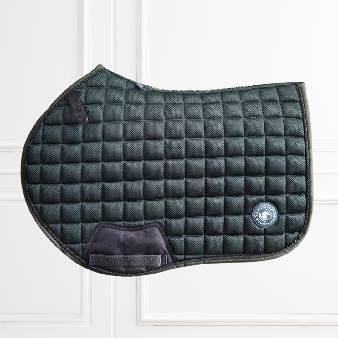 Sandstorm Equestrian - MeshAir Saddle Pad - Close Contact - Hunter Green