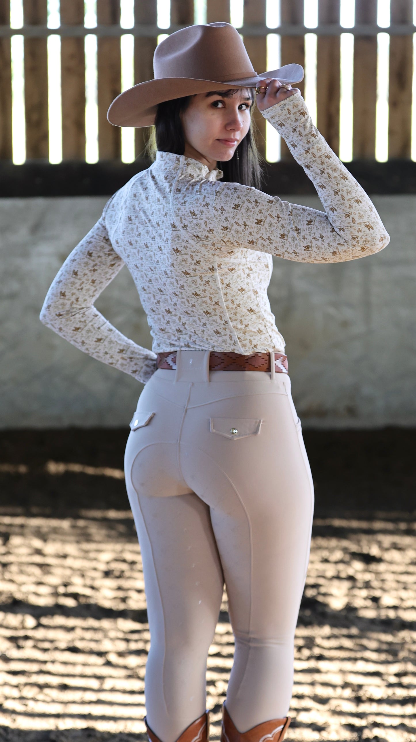 Sandstorm Equestrian - Performance Style Base Layer - Wild West