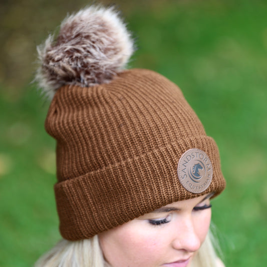 Sandstorm Fleece Lined Beanie - Chocolate