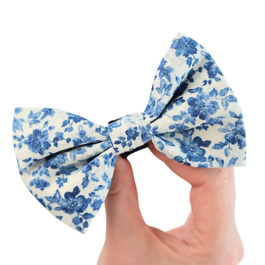 Oh So Fetch - Bow Tie - Vintage Rose Print