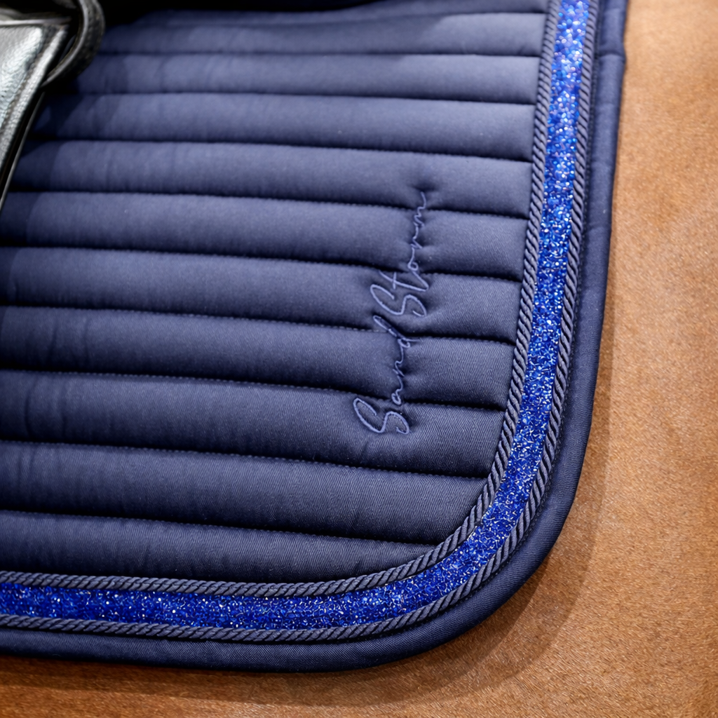 Sandstorm Equestrian - Saddle Pad -  Navy Sparkle