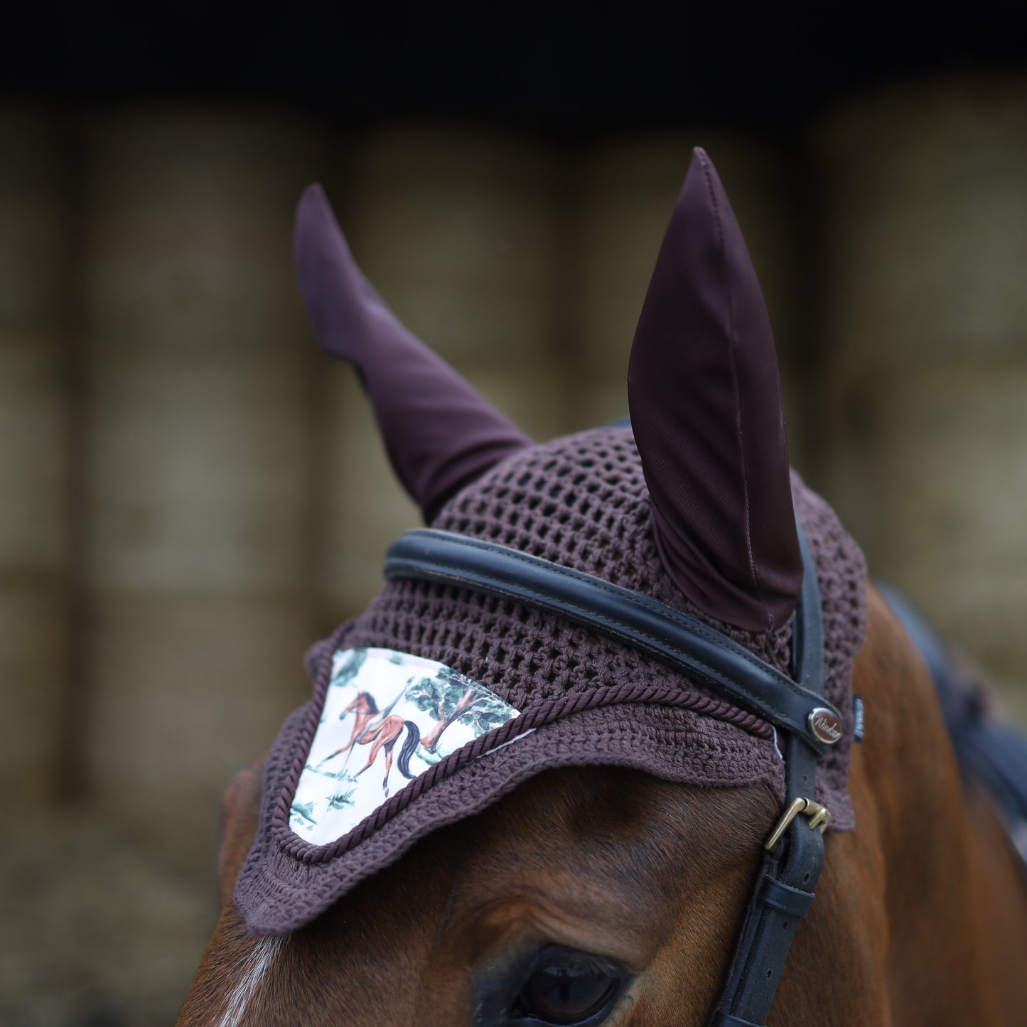 Sandstorm Equestrian - Ear Veil - Tally-Ho