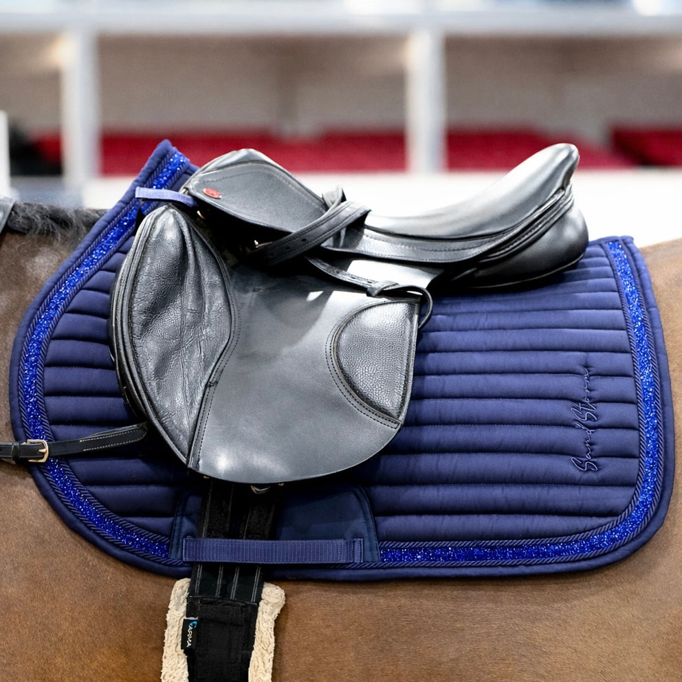 Sandstorm Equestrian - Saddle Pad -  Navy Sparkle