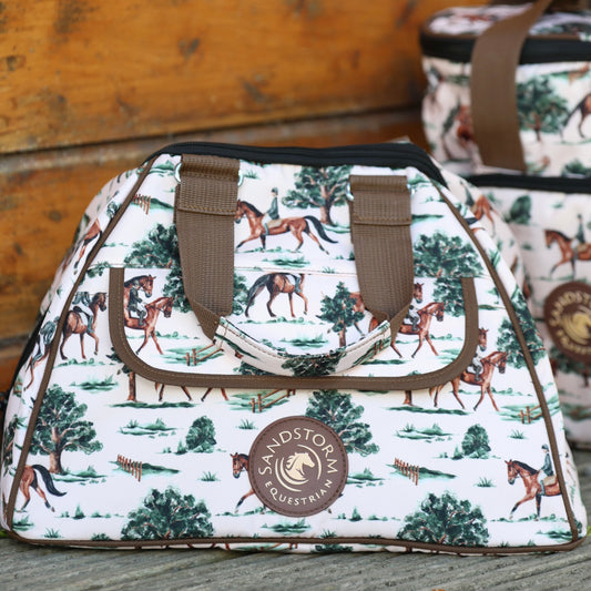 Sandstorm Equestrian - Helmet Bag - Tally Ho Print