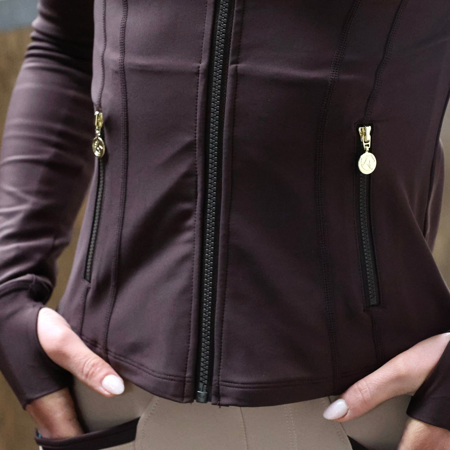 Sandstorm Equestrian - Sculpt Training Jacket - Chocolate