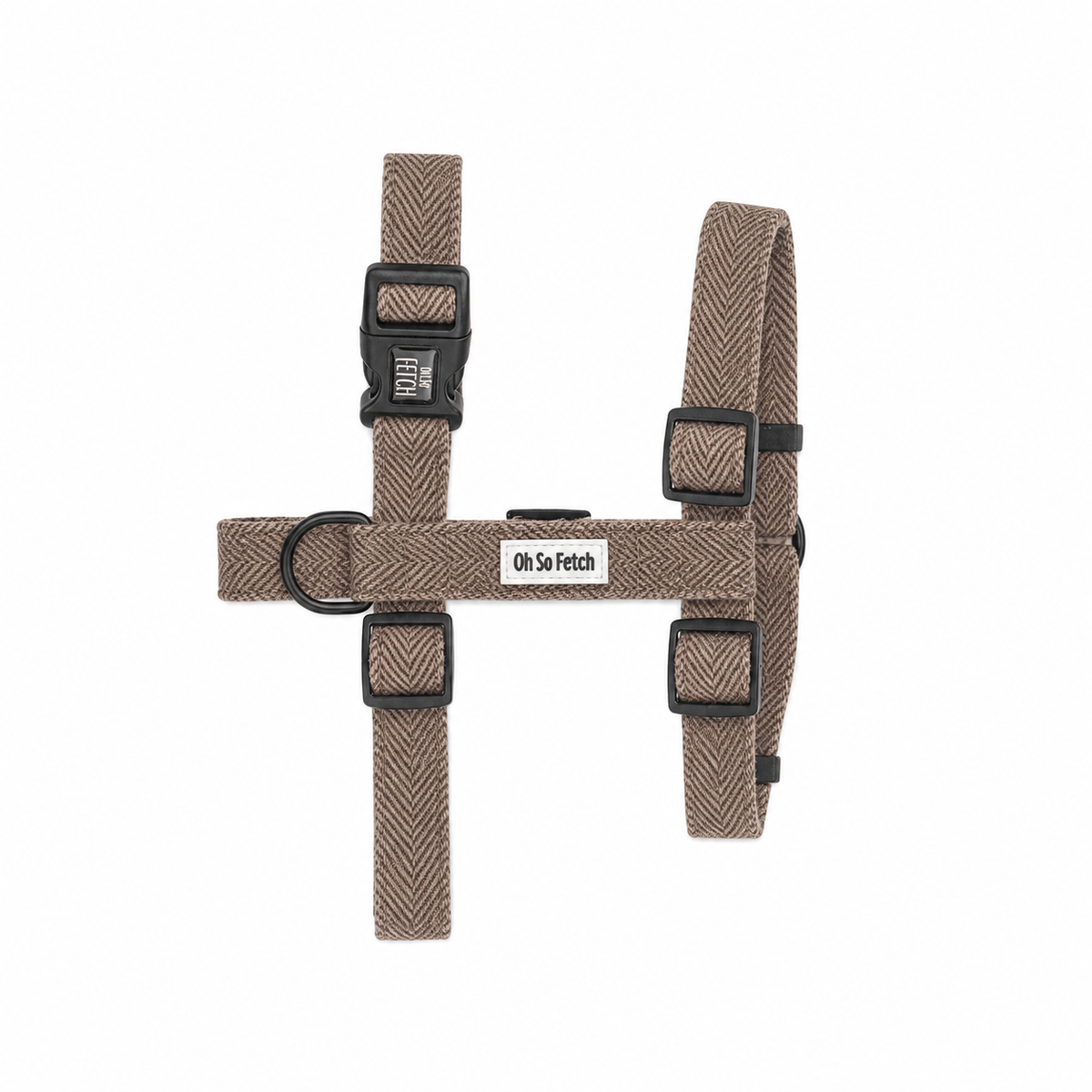 Oh So Fetch - Strap Harness Large - Tweed