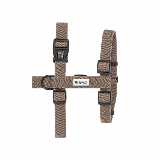 Oh So Fetch - Strap Harness Large - Tweed