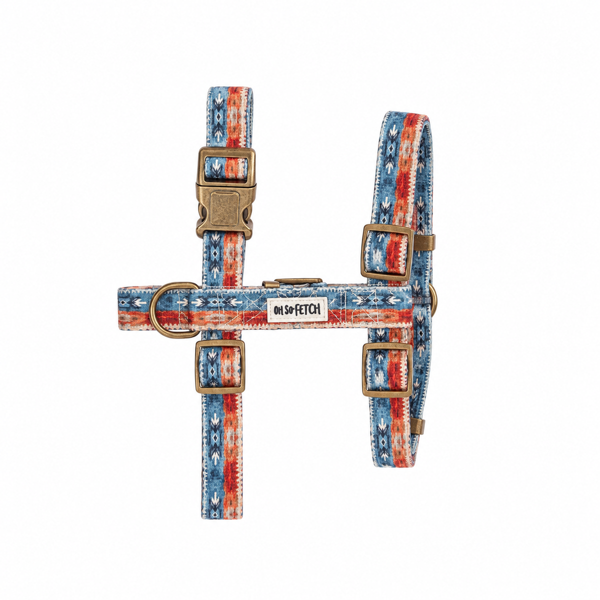 Oh So Fetch - Strap Harness Large - Western Rodeo