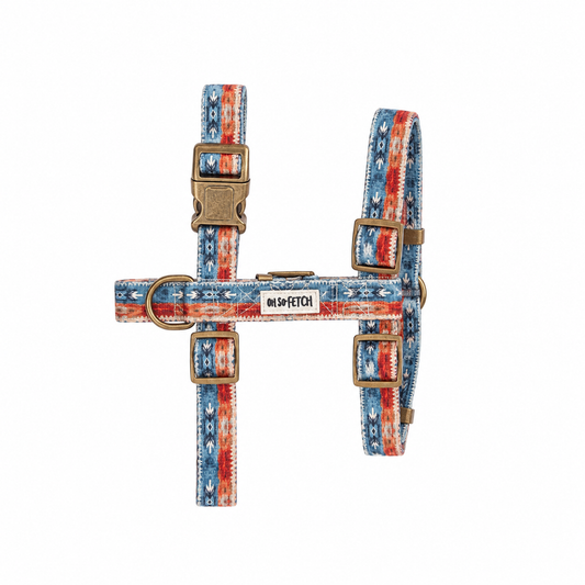 Oh So Fetch - Strap Harness Large - Western Rodeo