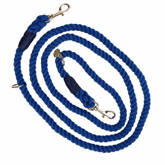 Oh So Fetch - Rope Hands Free Lead - Dark Blue