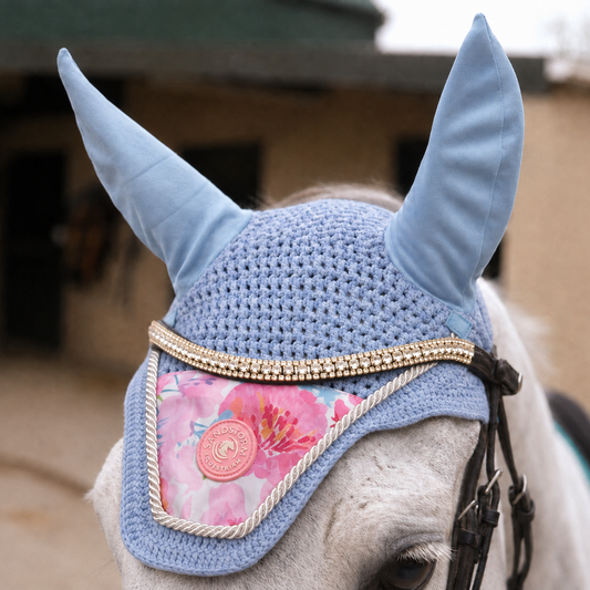 Sandstorm Equestrian - Ear Veil - Floral