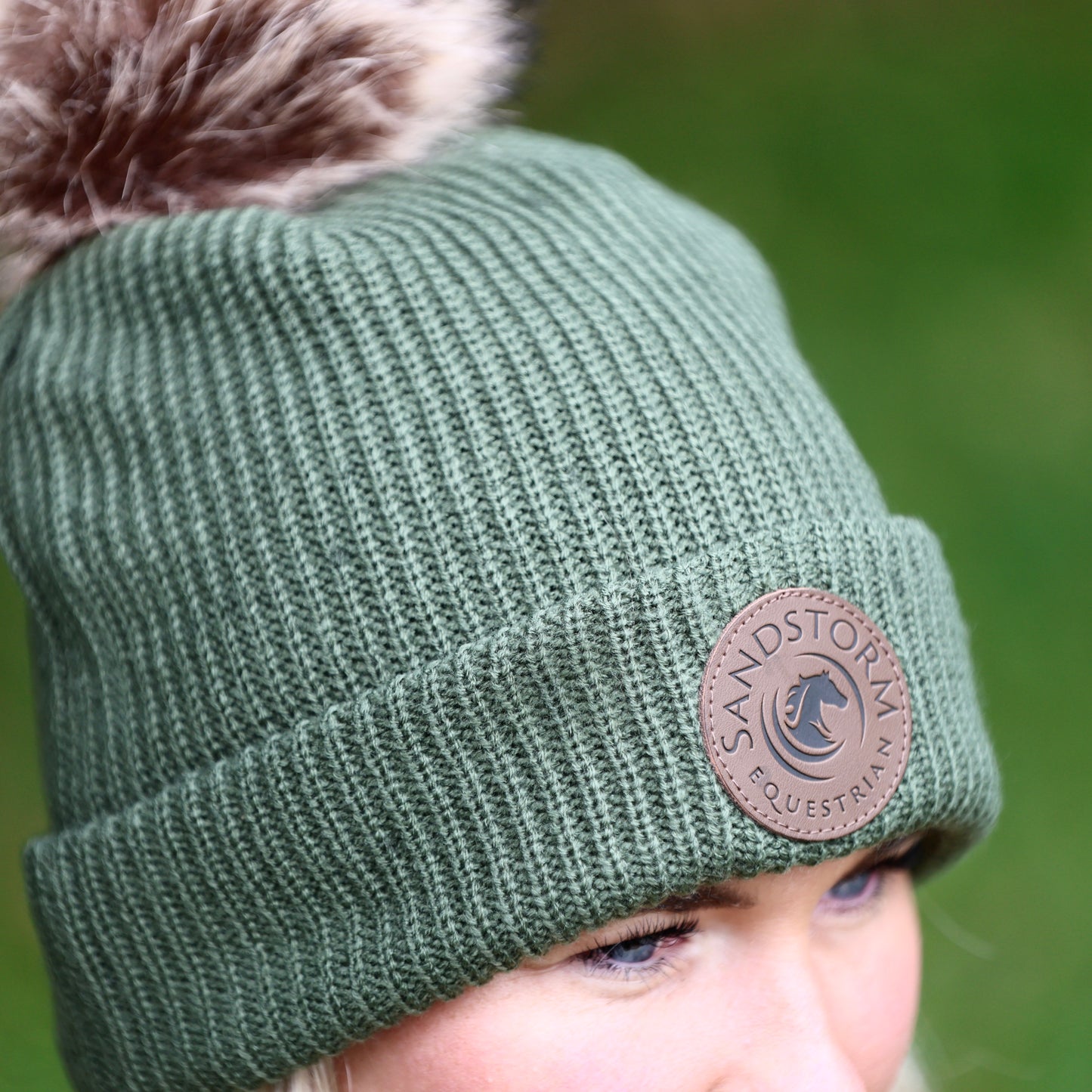 Sandstorm Fleece Lined Beanie - Forest Green