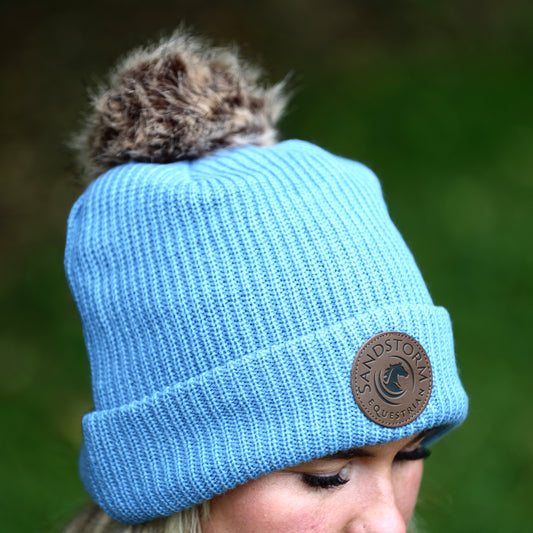 Sandstorm Fleece Lined Beanie - Sky Blue