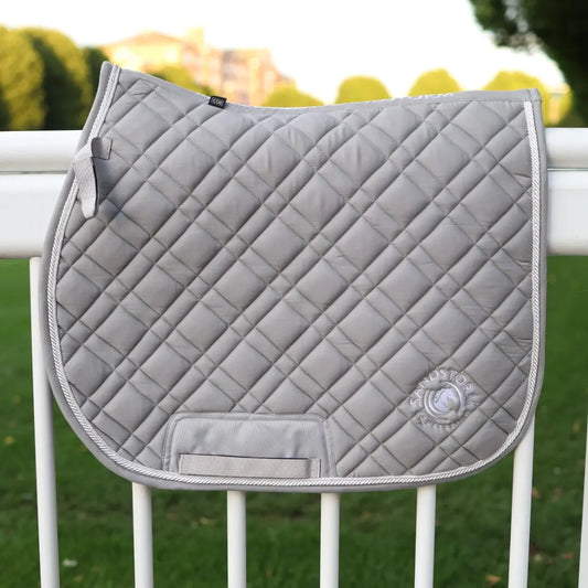 Sandstorm Equestrian - Cotton Saddle Pad - Light Grey