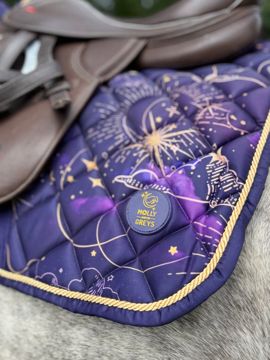 Sandstorm Equestrian X Molly & the Greys - Saddle Pad -  Cosmic Print