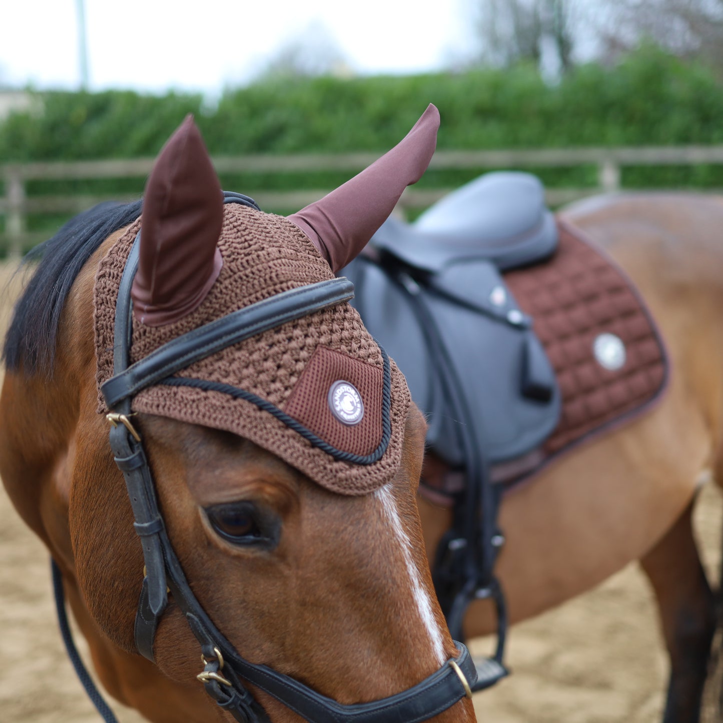 Sandstorm Equestrian - MeshAir Saddle Pad - Close Contact - Brown