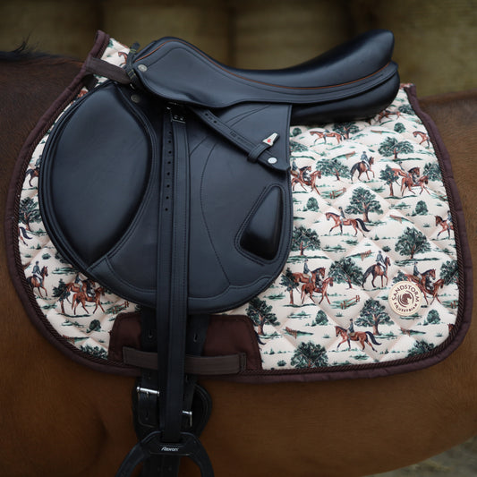 Sandstorm Equestrian - Saddle Pad -  Tally Ho Print