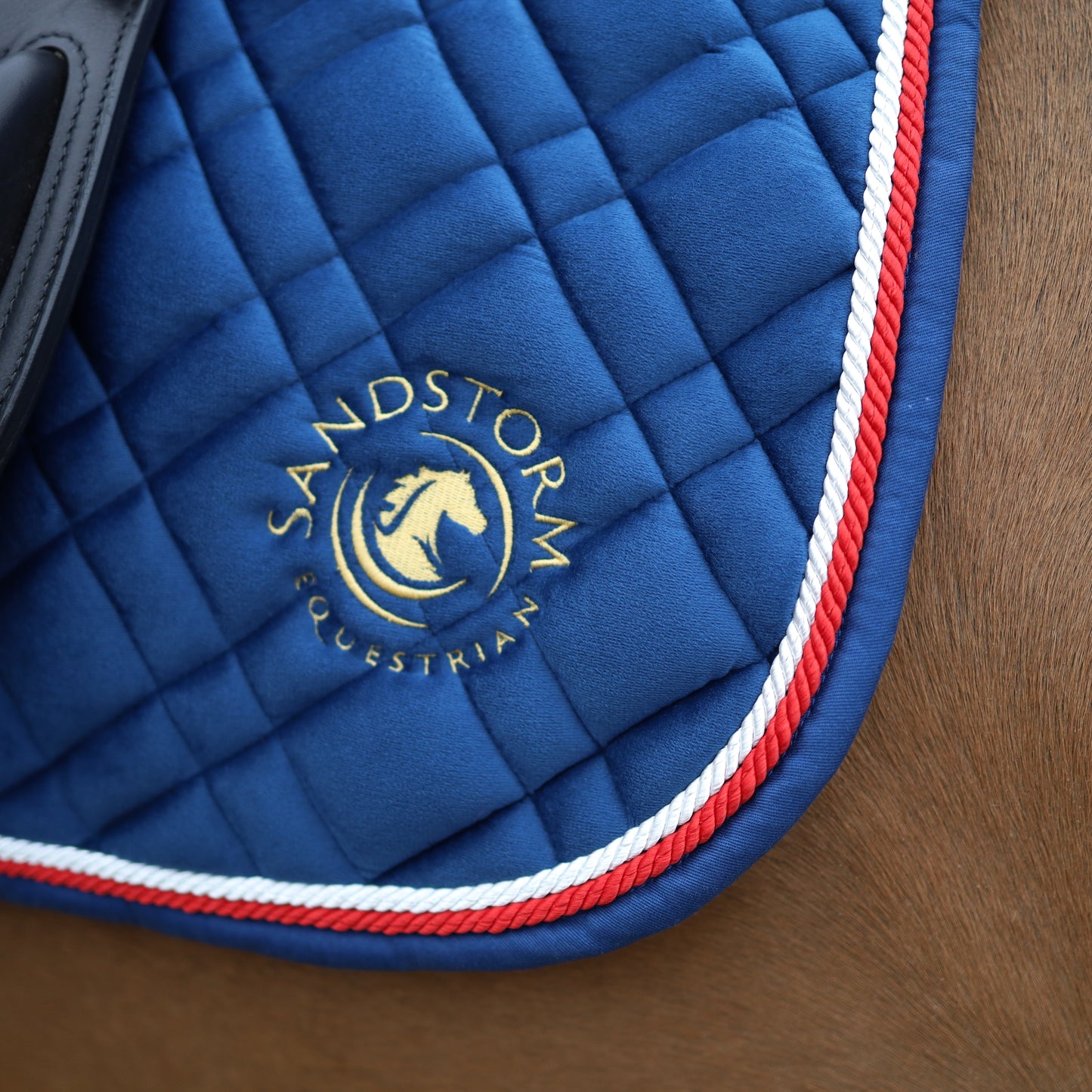 Sandstorm Equestrian - Saddle Pad - Navy Classic