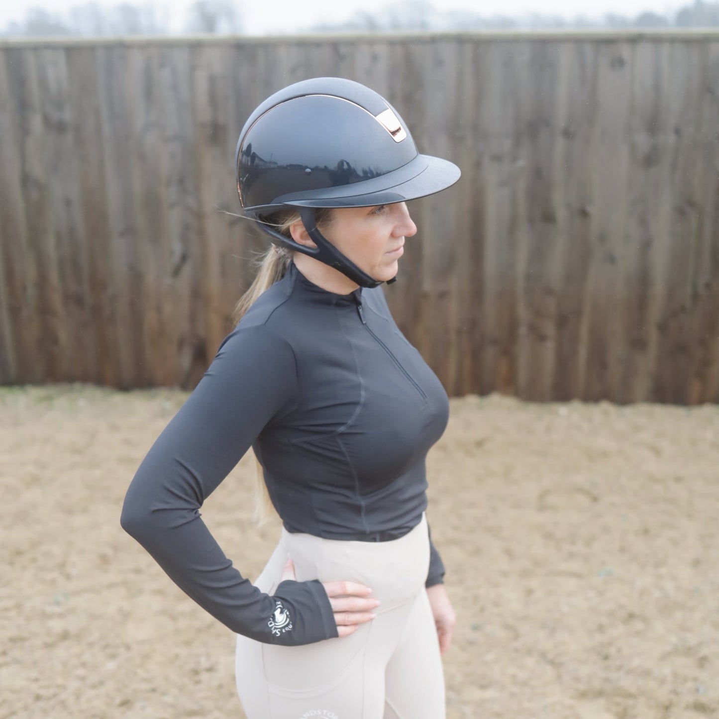 Sandstorm Equestrian - Performance Style Base Layer - Navy