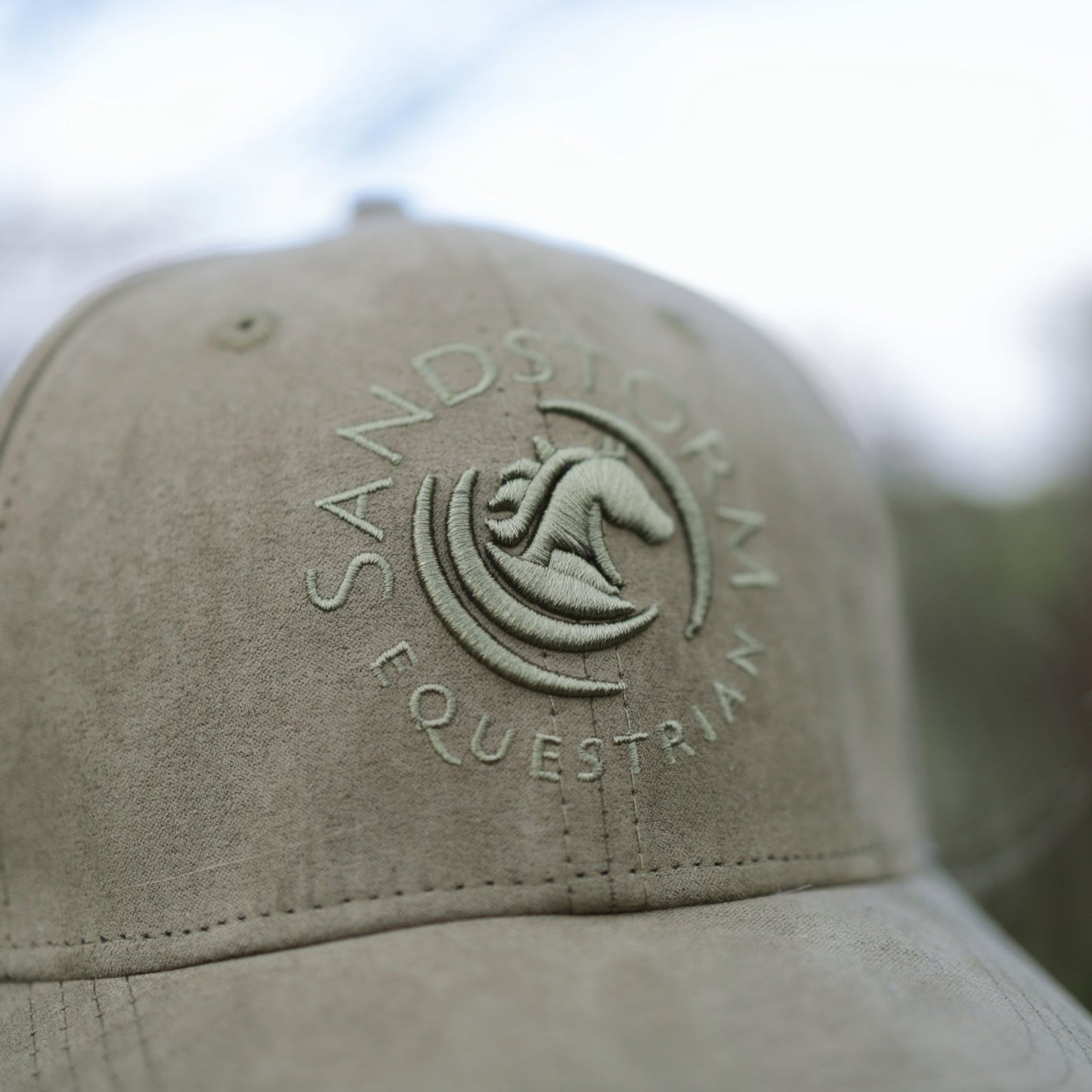 Sandstorm Suede Effect Cap - Green