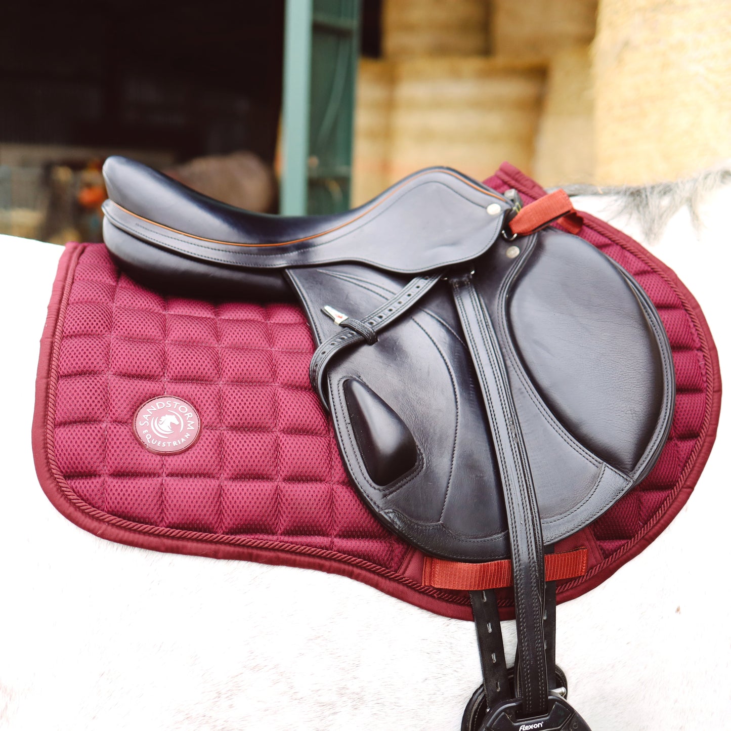 Sandstorm Equestrian - MeshAir Saddle Pad - Close Contact - Bordeaux