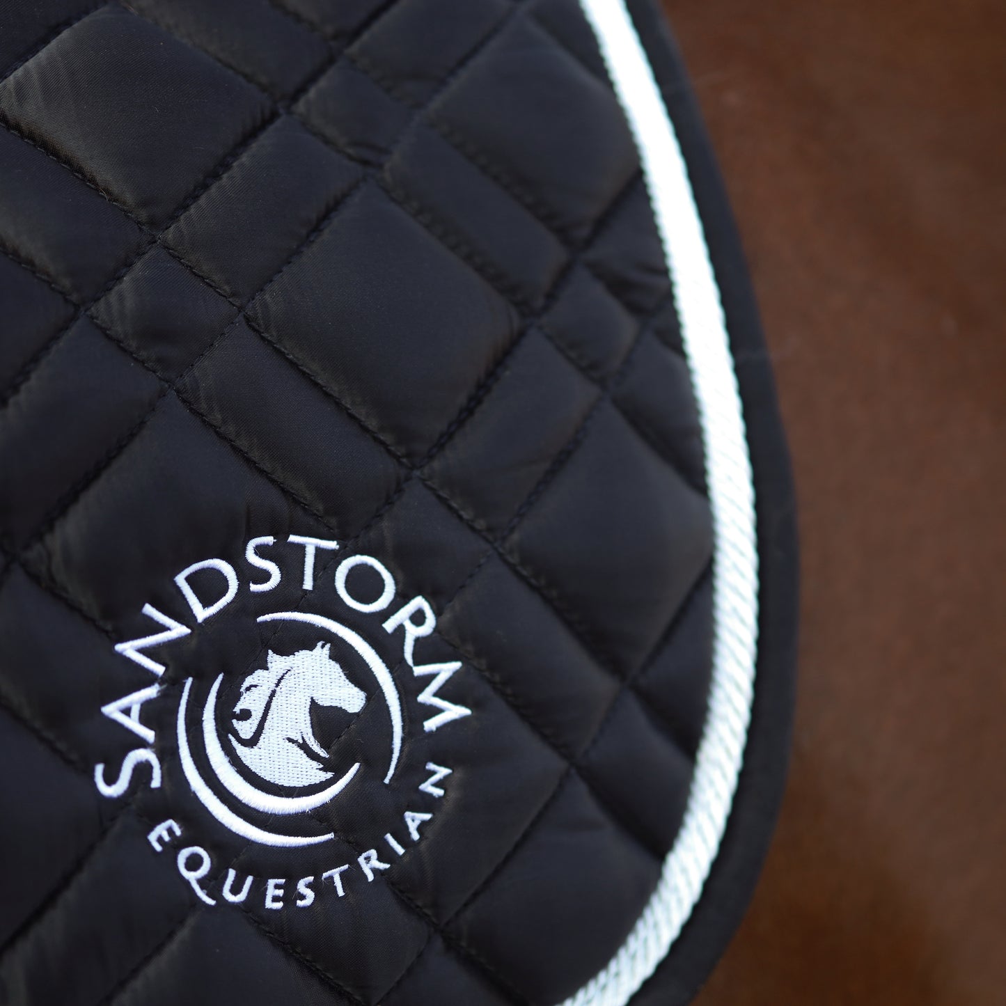 Sandstorm Equestrian - Satin Saddle Pad - Black