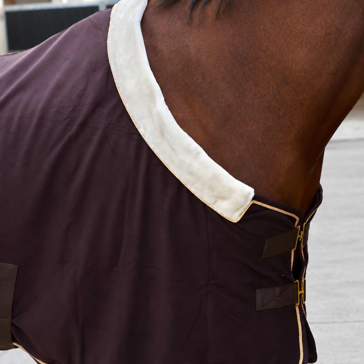 Fleece Cooler Rug - Chocolate Brown