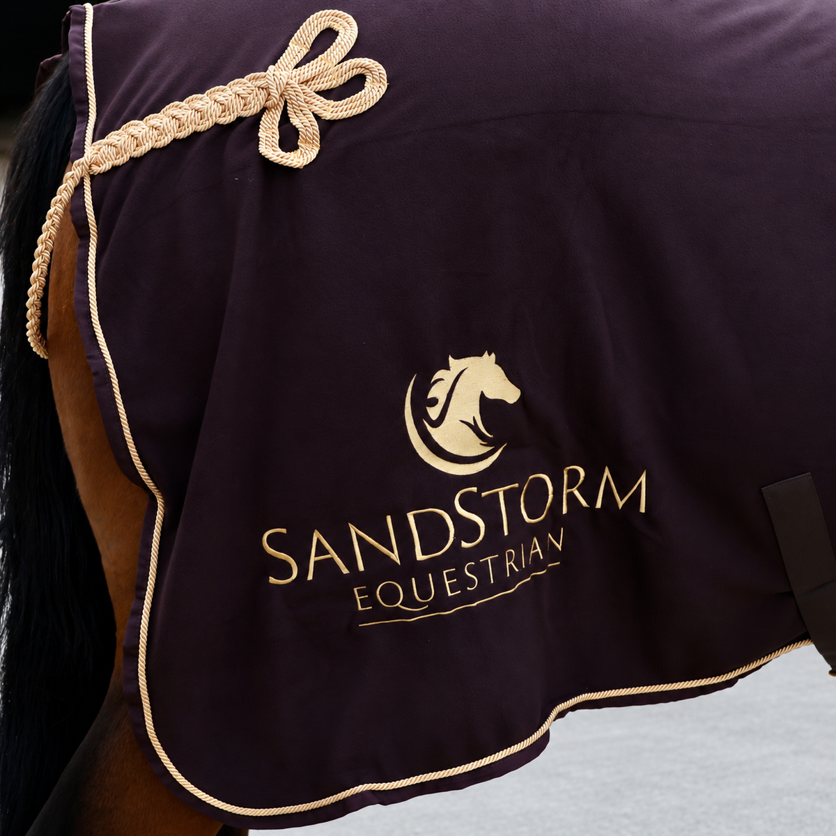 Fleece Cooler Rug - Chocolate Brown