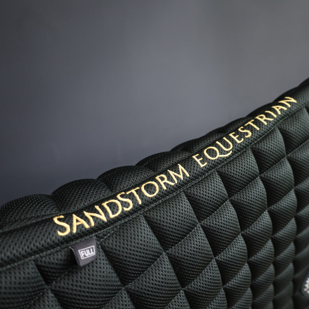 Sandstorm Equestrian - MeshAir Saddle Pad - Close Contact - Hunter Green