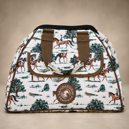 Sandstorm Equestrian - Helmet Bag - Tally Ho Print