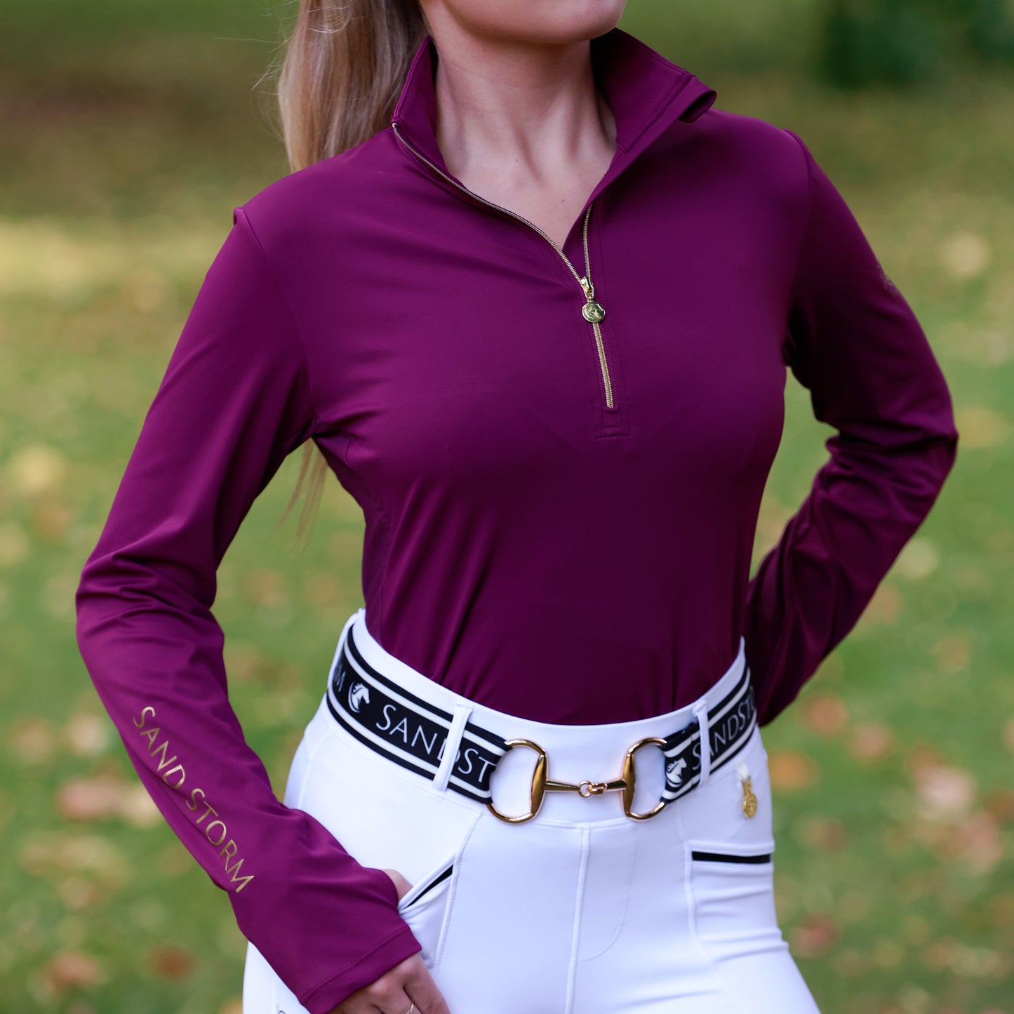 Sandstorm Equestrian - Performance Sport Base Layer - Plum - Pre Order Plum Collection