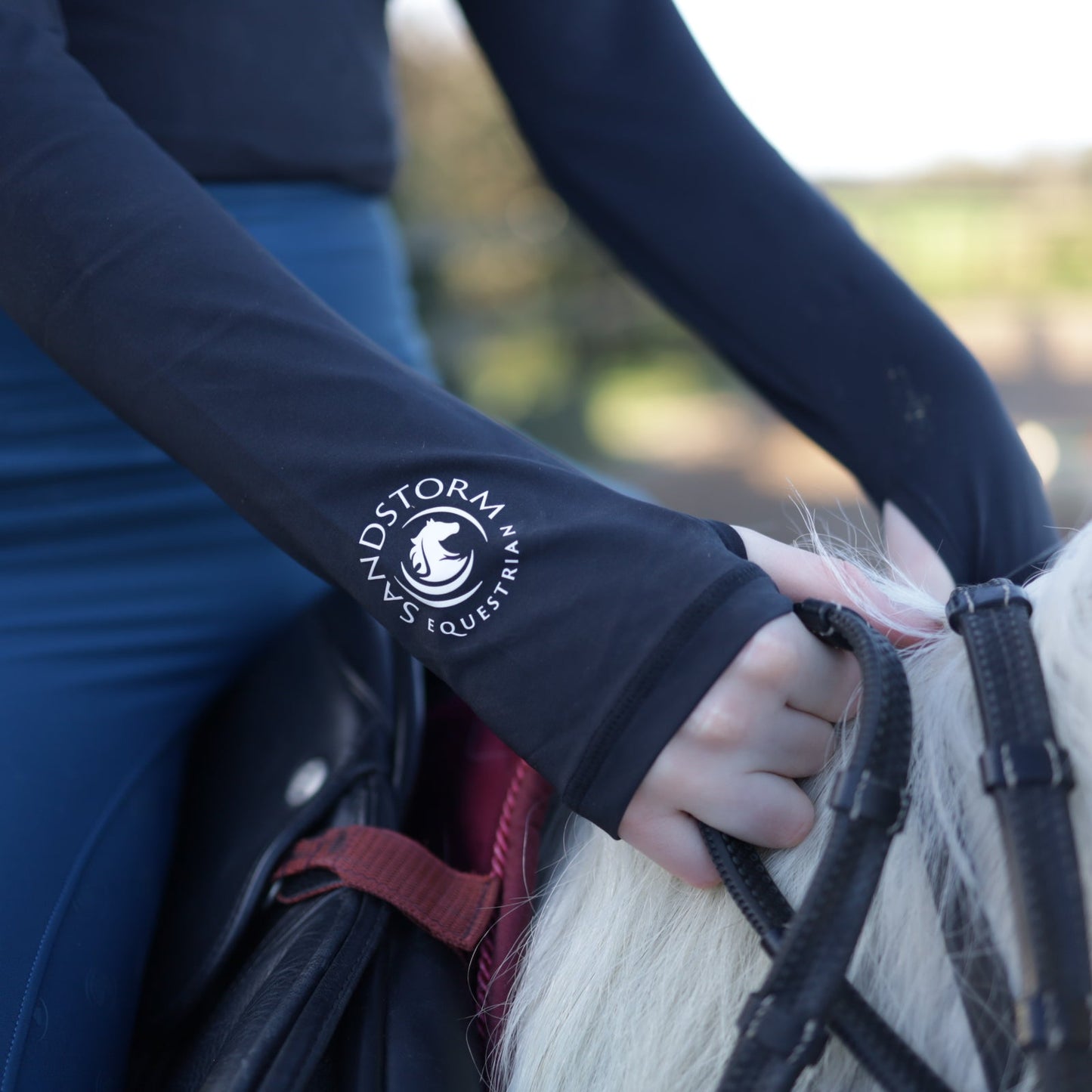 Sandstorm Equestrian - Performance Style Base Layer - Black