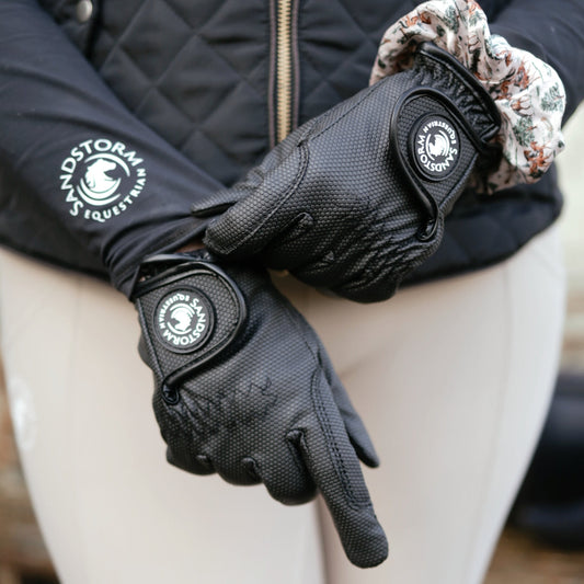 Sandstorm Equestrian Thermal Gloves - Black