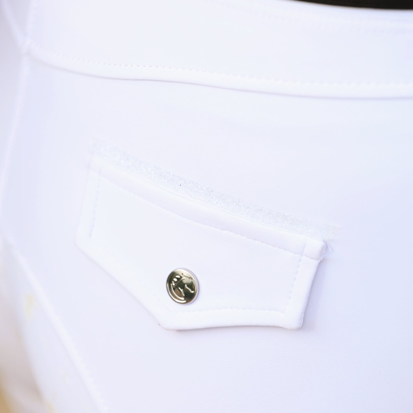 Sandstorm Equestrian - Performance Hybrid Leggings - White Sparkle / Silver