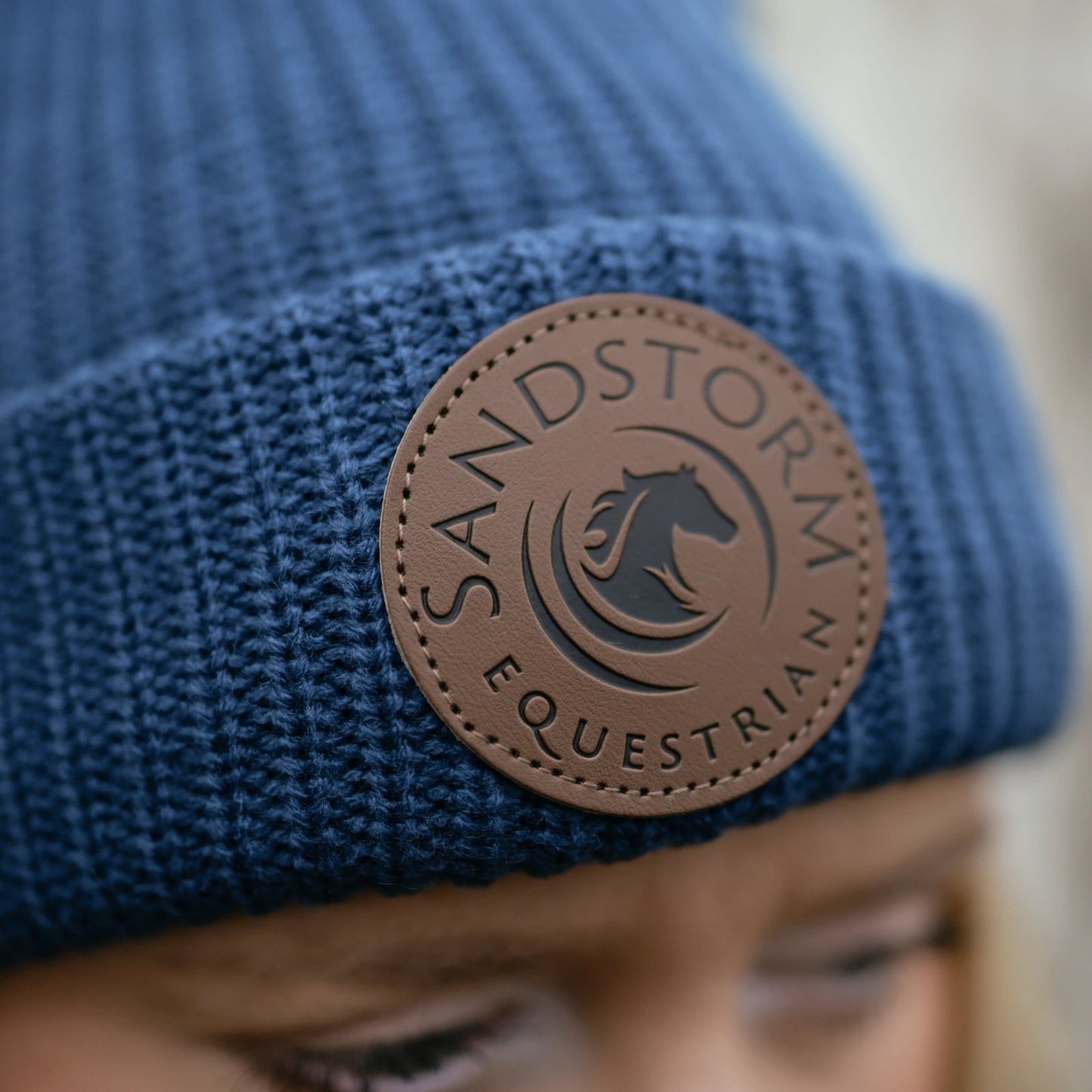 Sandstorm Fleece Lined Beanie - Petrol Blue